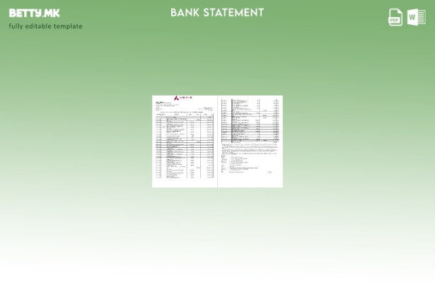 Модерен стил Шаблон за збор за извод од банкарска оска на Индија