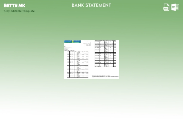 Модерен стил Шаблон за збор страници за извод од банка во индиската Махараштра