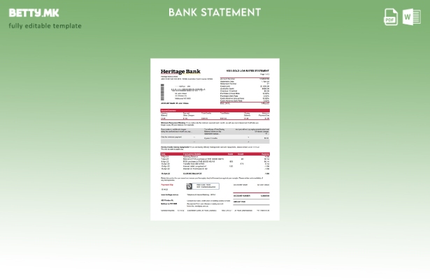 Модерен стил Шаблон за страници на банката за наследство во Австралија