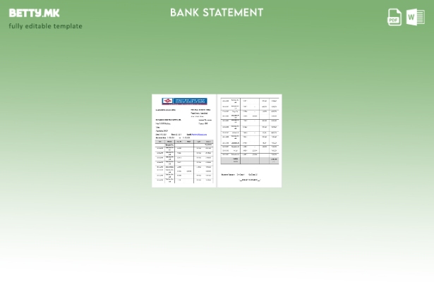 Модерен стил Шаблон за страници со зборови за изјава на Централната банка на Инд