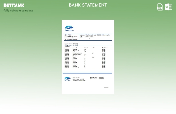 Модерен стил на Доминиканска Република Прогресо шаблон за извод од банка