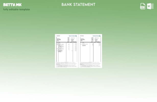 Модерен стил на Индија Стандарден чартер шаблон за збор страници за извод од бан