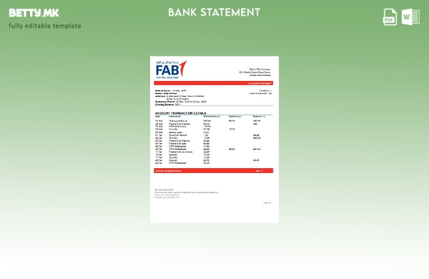 Модерен стил на Обединетите Арапски Емирати Прв шаблон за извод од банка во Абу