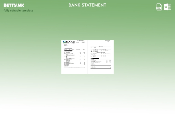 Модерен стил на САД Орегон Нечесните изводи од банкарски шаблон за збор страници