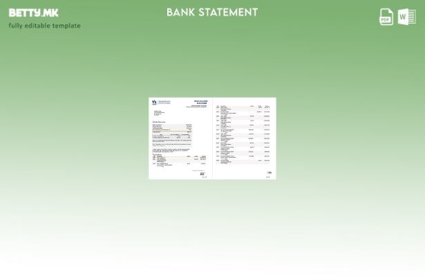 Модерен стил на шаблон за збор страници за изводи од федерална штедилница на САД