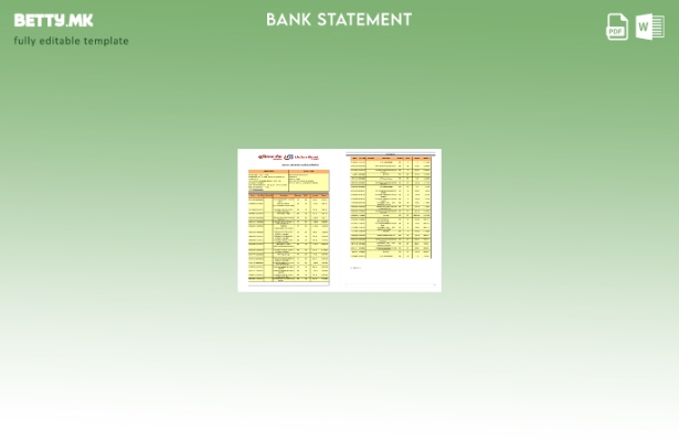 Модерен стил на India Union Bank of India Шаблон за страници со зборови за банка