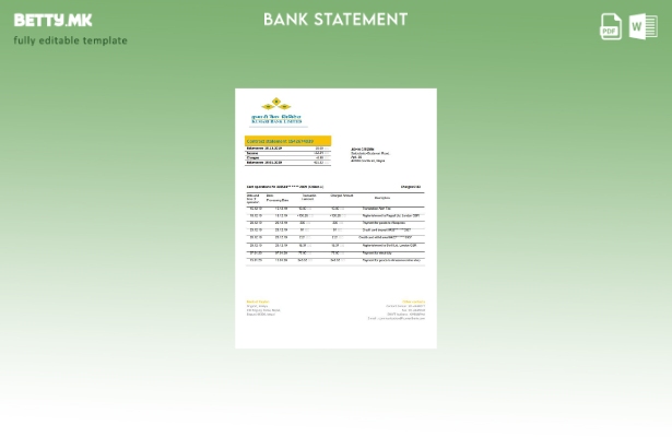 Модерен стил шаблон за збор за извод од банка Непал Кумари