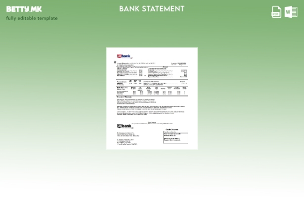 Модерен стил шаблон за зборови за извод на банкарска картичка на САД