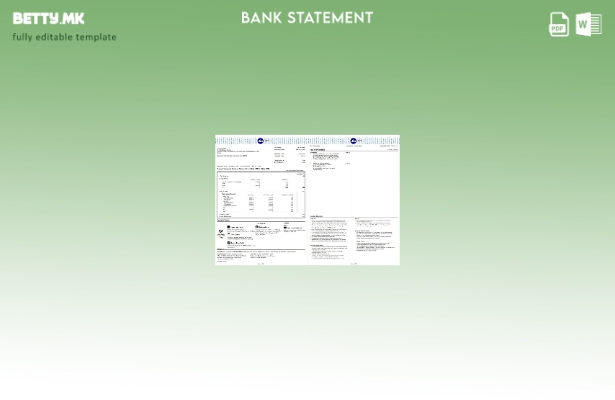 Модерен стил, Шаблон за збор страници за извод од банка во Индија Џио
