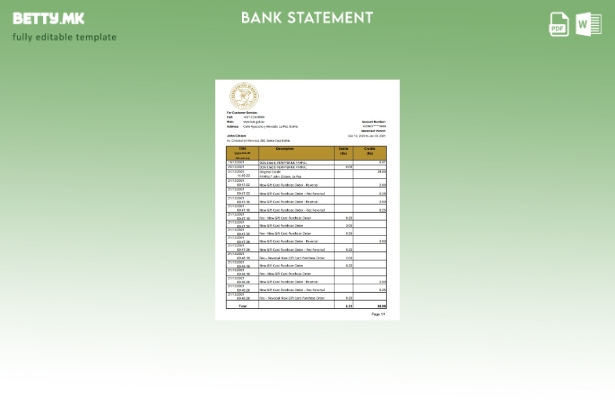 модерен стил Боливија Банко Централна де Боливија банкарски ексел шаблон