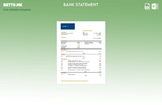 модерен стил Лаос LCNB извод од банка. шаблон