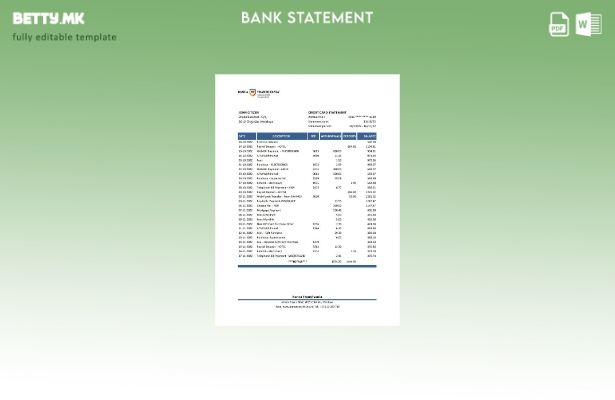 модерен стил Молдавија Банка Трансилванија банка извод шаблон ексел