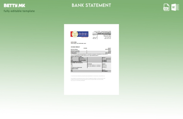 модерен стил Непалски Растрија Банија банкарски шаблон ексел