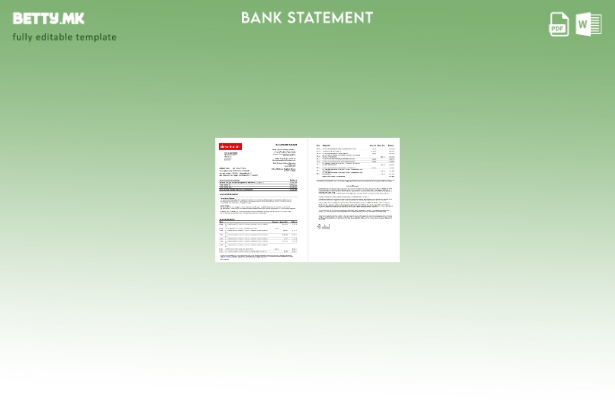 модерен стил Обединетото Кралство Сантандер шаблон за извод од банка ексел (стра