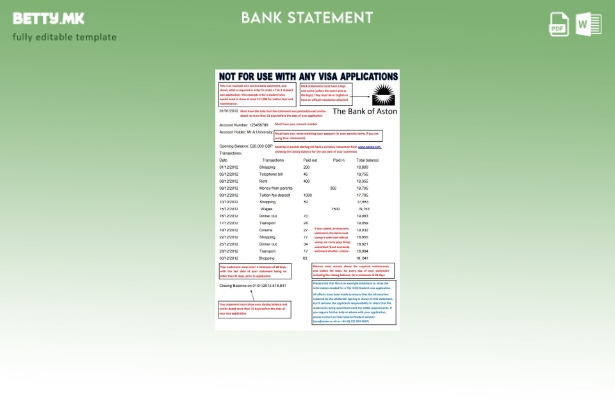 модерен стил Обединетото Кралство Шаблон за збор за извод од банка на Банката на