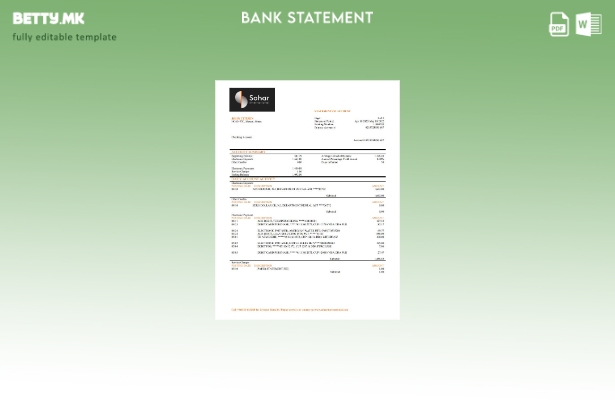 модерен стил Оман Сохар Меѓународниот шаблон за извод од банка