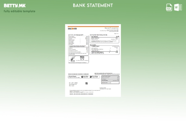 модерен стил САД Откријте шаблон за страници за збор за изводи од банка