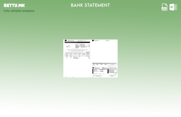 модерен стил Тајландски Krungthai картичка PCL шаблон за збор страници за изјава