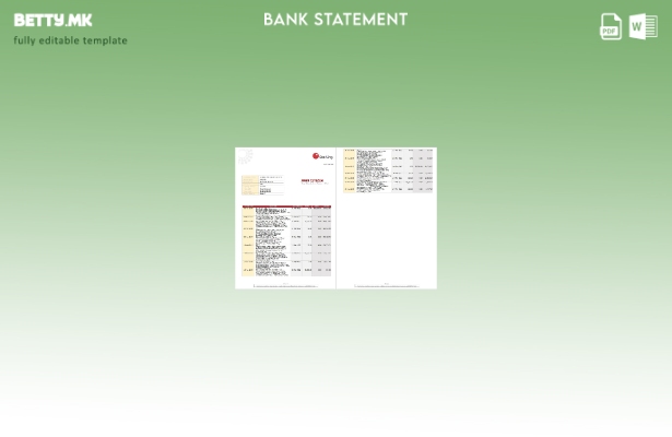 модерен стил Шаблон за збор за извод од банка во Нигерија Стерлинг