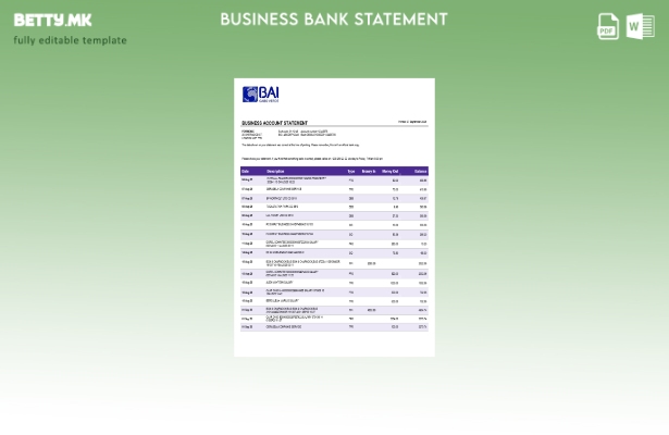 Модерен стил на Banco Africano de Investimentos деловен извод од банката Шаблон