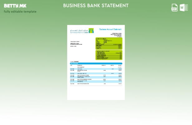 модерен стил Компанија Commercial Bank of Dubai што ја проверува сметката за шаб