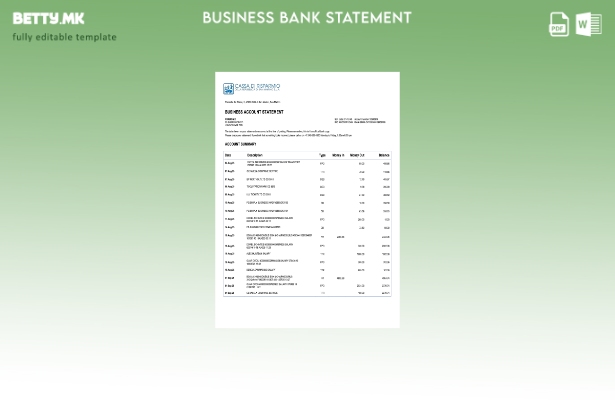модерен стил Сан Марино Cassa di Risparmio извод на банкарска сметка на фирмата