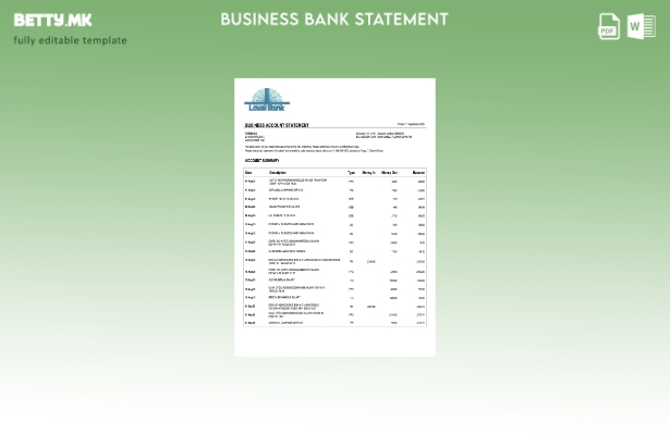 модерен стил Света Луција Изјава за лојална компанија Шаблон за формат Word и PD