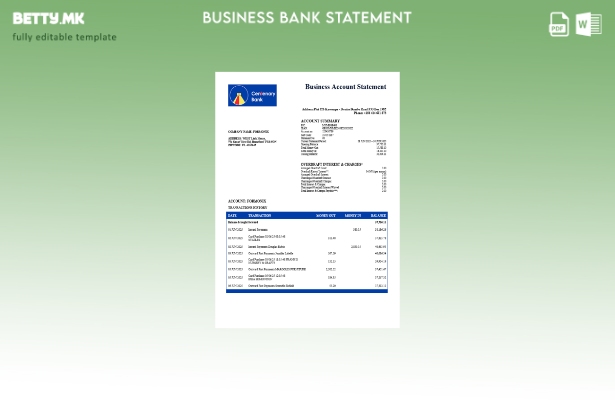 модерен стил Уганда Стогодишнина од организацијата изјава Шаблон Word и PDF