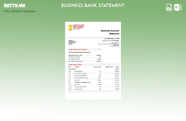 модерен стил Филипини Al Amanah исламски инвестиции изјава за претпријатието Wor