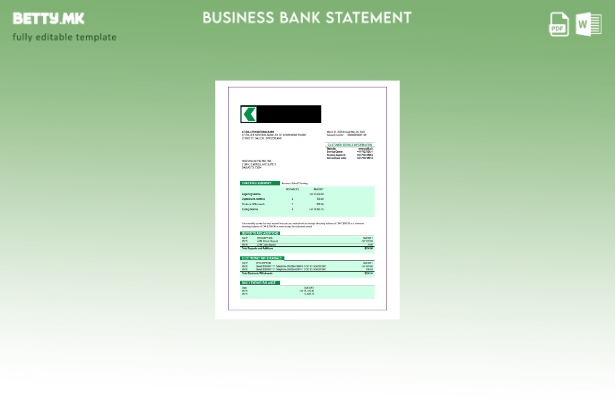 модерен стил ST. Организацијата Galler Kantonalbank што го проверува изводот на