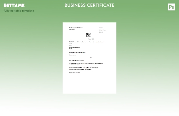 модерен стил Германија Bundeszentralamt für Steuern Шаблон за регистрација за ДД