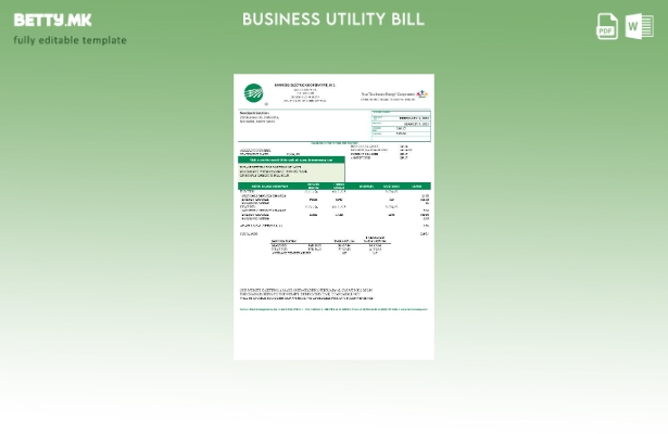 Верзија на деловна сметка за комунални услуги на USA Ohio Farmers Electric Coope
