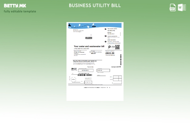 Деловна сметка за водоснабдување на United Utilities