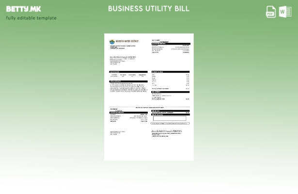 Деловна сметка за комунални услуги во САД Северна Каролина Woodfin Sanitary Wate