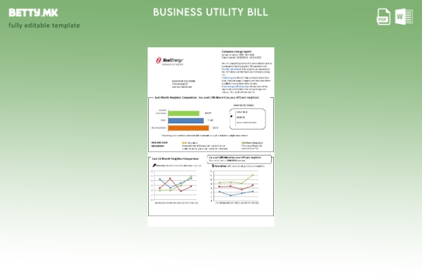 Деловна сметка за комунални услуги на САД Минесота Xcel Energy