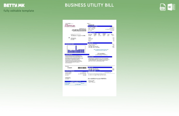 Деловна сметка за комунални услуги на градот Шерман на САД