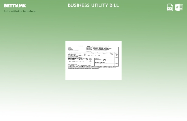 Модерен стил Белорусија Минск energo деловна сметка за комунални услуги шаблон