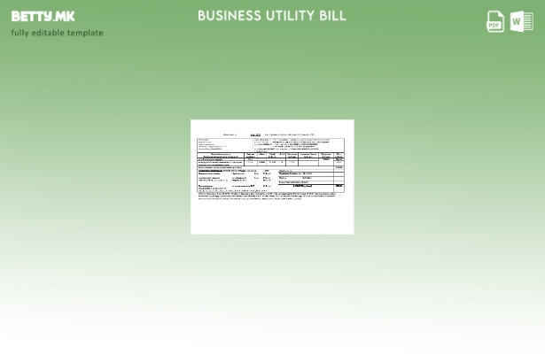 Модерен стил Белорусија Gomel energo деловен шаблон за комунални сметки