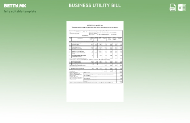 Модерен стил Белорусија Zhel Kom шаблон за деловна сметка за комунални услуги
