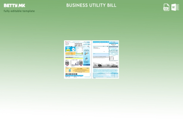 Модерен стил Индија CESC Limited шаблон верзија на сметки за деловна комунални у
