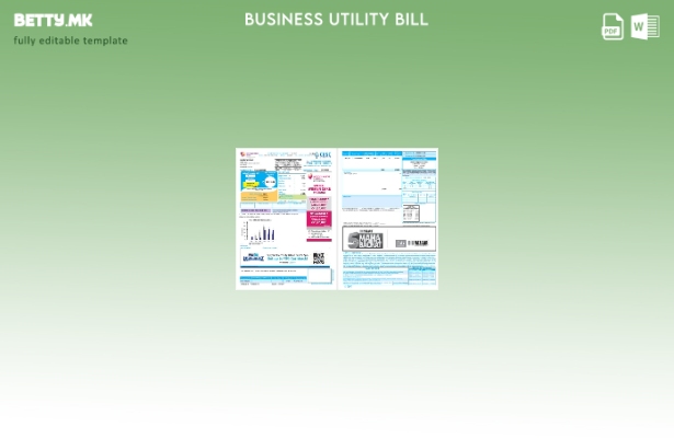 Модерен стил Индија CESC Limited шаблон за сметки за деловна комунални услуги