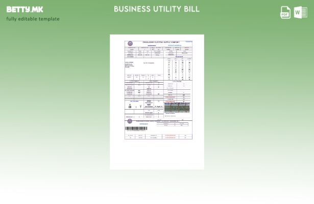 Модерен стил Пакистан Фајсалабад деловна сметка шаблон