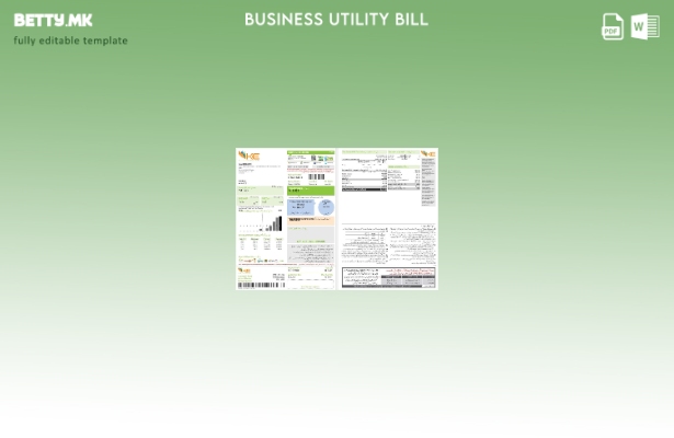 Модерен стил Пакистан KE Електрична енергија деловните сметки шаблон страници