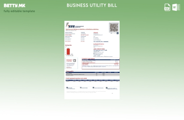 Модерен стил Словачка Stredoslovenka Energetika за деловни сметки за комунални у