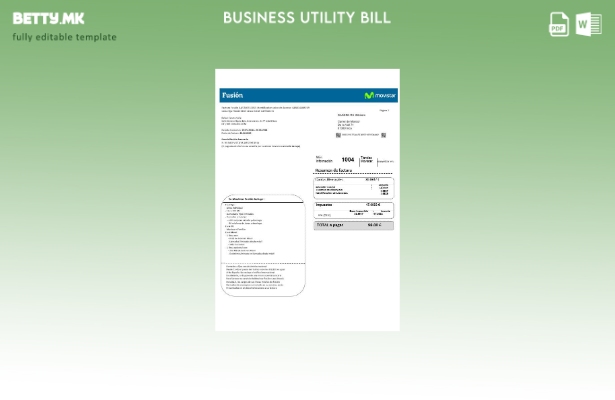 Модерен стил Шпанија Movistar Fusion телекомуникациски оператор шаблон за комуна