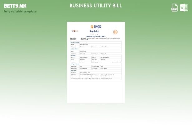 Модерен стил во Индија Западен Бенгал за деловна сметка за електрична енергија