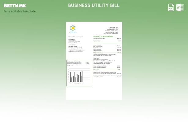 Модерен стил на здружението за зелена енергија на Израел за деловни сметки за ко