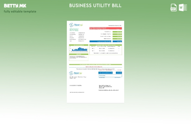 ОАЕ Noor Life Pure Water LLC деловна сметка за комунални услуги