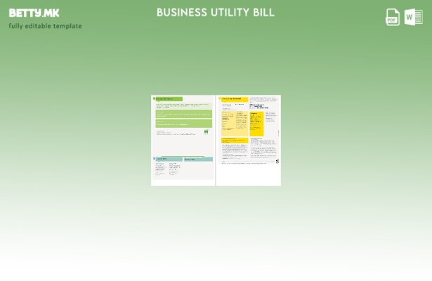 Обединетото Кралство Страници со сметки за деловни комунални услуги за британс 1
