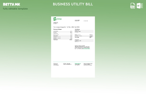 Обединетото Кралство Ovo Energy деловна сметка за електрична енергија за комунал